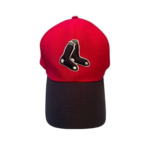 Twins Enterprise Inc. Men's Boston Red Sox Trucker Cap In Red & Black - Picture 1 of 16